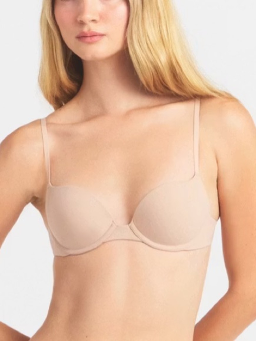 New Skims Fits Everybody Push-up Demi Bra Mica